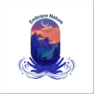 Embrace Nature t shirt Posters and Art